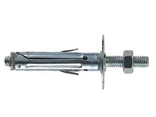 TASSELLO IN ACCIAIO CON VITE DOPPIA SBS- - SBS 9/5 ø mm.9x45 vite ø mm.6 MA x20 - 50 pezzi FISCHER