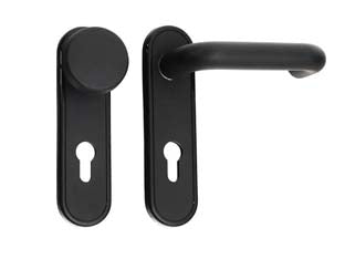 COPPIA MANIGLIA E POMOLO FISSO CON FORO CIL. PER MAN. ANTIP. 07070240- -  (07070240) - 1 pezzi CISA