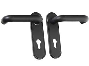 COPPIA MANIGLIE CON FORO CILINDRO PER MANIGLIONI ANTIPANICO 07070260- -  (07070260) - 1 pezzi CISA