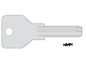 CHIAVE PROFILO PIATTO 00670010- - 00670010 (tipo silca CS146) - 5 pezzi CISA
