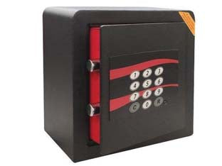 CASSAFORTE CON COMBINAZIONE ELETTRONICA 655- - mm.221x131x221h. Kg.7,5 (N655A) 2 catenacci - 1 pezzi STARK