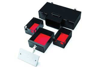 CASSAFORTE INVISIBILE CFPRESA3- - mm.300X184X70H. - 3 cassetti - 1 pezzi STARK