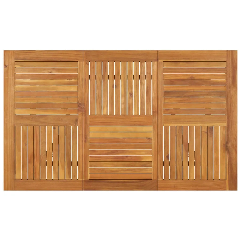 Tavolo da Giardino 150x90x75 cm Legno Massello di Acacia 363308