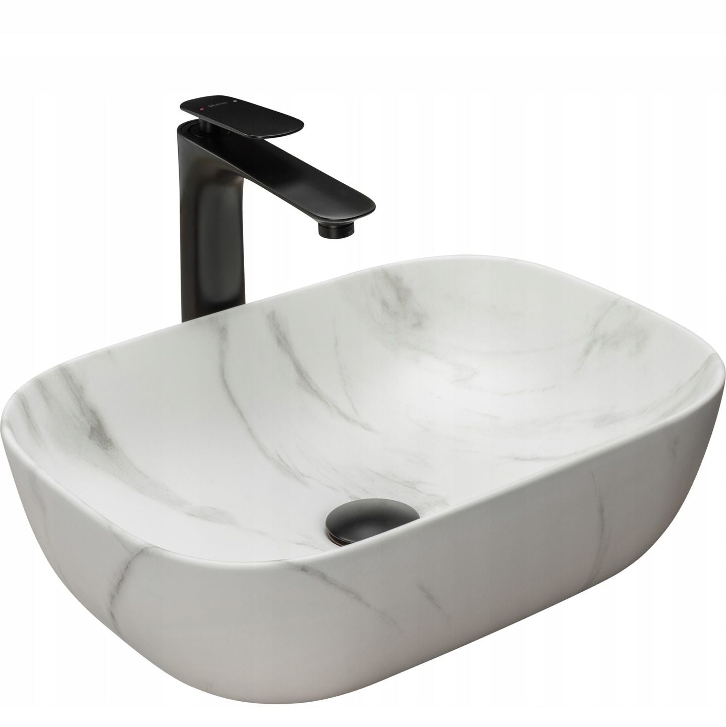 Lavabo Da Appoggio Rea Belinda Marble Mat