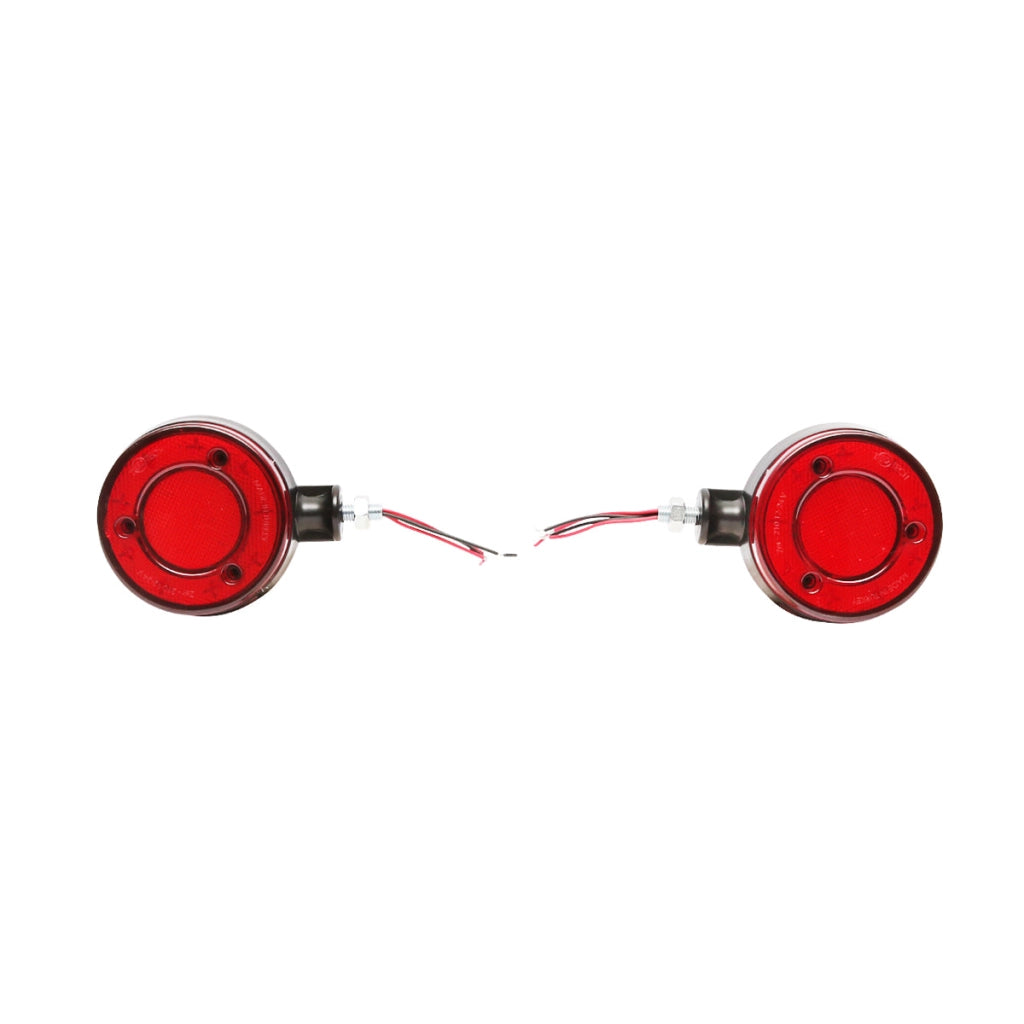 Lampada laterale  con LED, 12-24V, rosso-arancio, Breckner Germany, modello FR0331RY