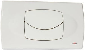 PLACCA DI COMANDO MONOLITH DOPPIO TASTO  BIANCA     KARIBA