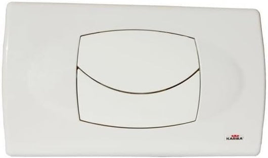 PLACCA DI COMANDO MONOLITH DOPPIO TASTO  BIANCA     KARIBA