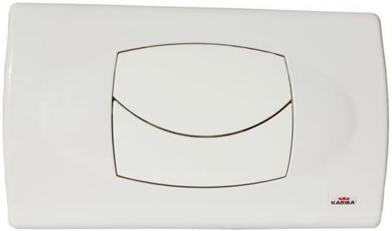 PLACCA DI COMANDO MONOLITH DOPPIO TASTO  BIANCA     KARIBA