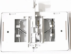 PLACCA DI COMANDO MONOLITH DOPPIO TASTO  BIANCA     KARIBA