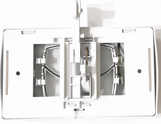 PLACCA DI COMANDO MONOLITH DOPPIO TASTO  BIANCA     KARIBA