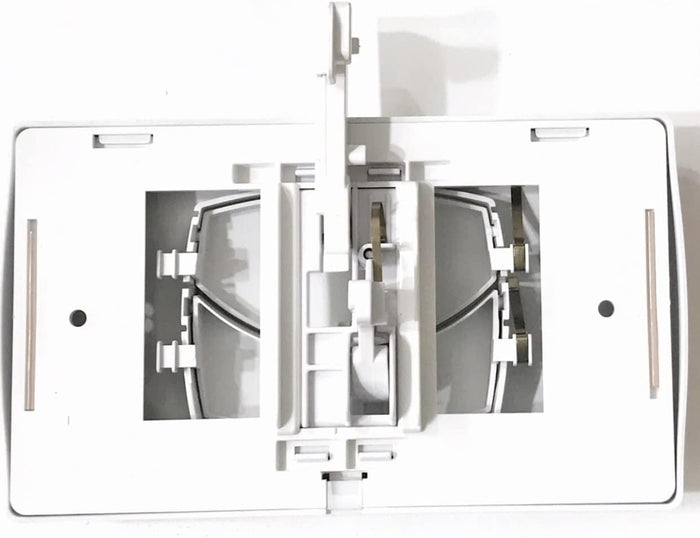 PLACCA DI COMANDO MONOLITH DOPPIO TASTO  BIANCA     KARIBA