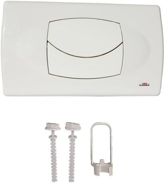 PLACCA DI COMANDO MONOLITH DOPPIO TASTO  BIANCA     KARIBA