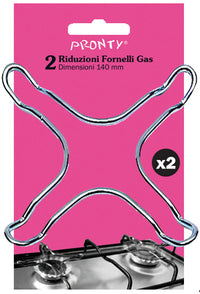 SET RIDUTTORI PER FORNELLI 2 PEZZI  cm. 14 12.00 confezioni