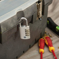 Yale LUCCHETTO DI SICUREZZA CON COMBINAZIONE mm. 20  Corpo alluminio - Arco acciaio  Col. Argento