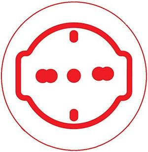 Presa elettrica da muro PolyPool PP6095X Placca incasso bianca pulsante e Schuko