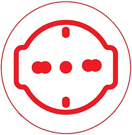 Presa elettrica da muro PolyPool PP6095X Placca incasso bianca pulsante e Schuko