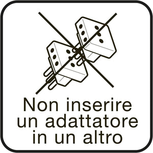 Presa elettrica da muro PolyPool PP6095X Placca incasso bianca pulsante e Schuko