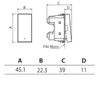 bticino serie matixgo deviatore assiale unipolare illuminabile 10ax 250vac *** colore bianco, confezione 1