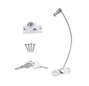 Serratura di sicurezza per bambini, passeggini, porta di sicurezza, cavi, bianco, nero (bianco)