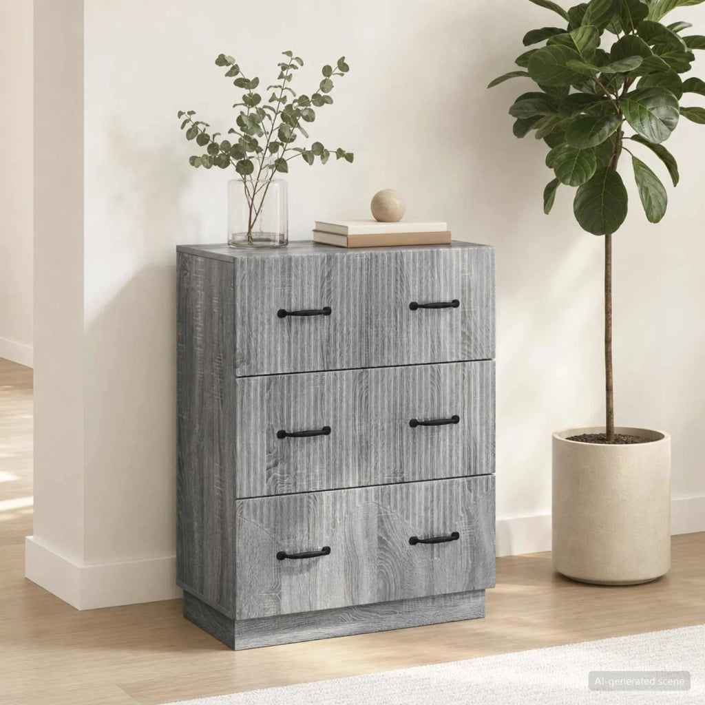 Mobile con Cassetti Grigio Sonoma 66 x 34,5 x 87 cm 895301