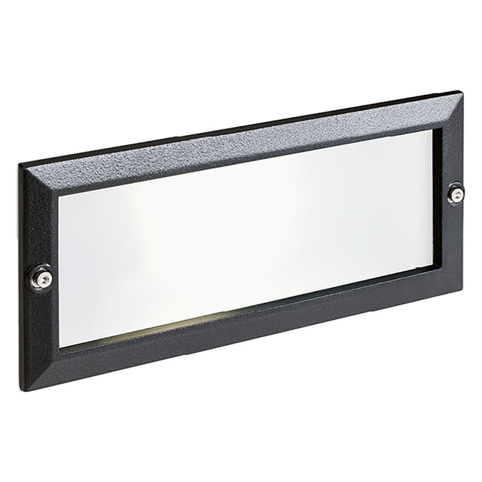 SEGNAPASSO INCASSO RETTANGOLARE APERTO 'ESCAPE' E27 - 10 W - bianco  - SOVIL