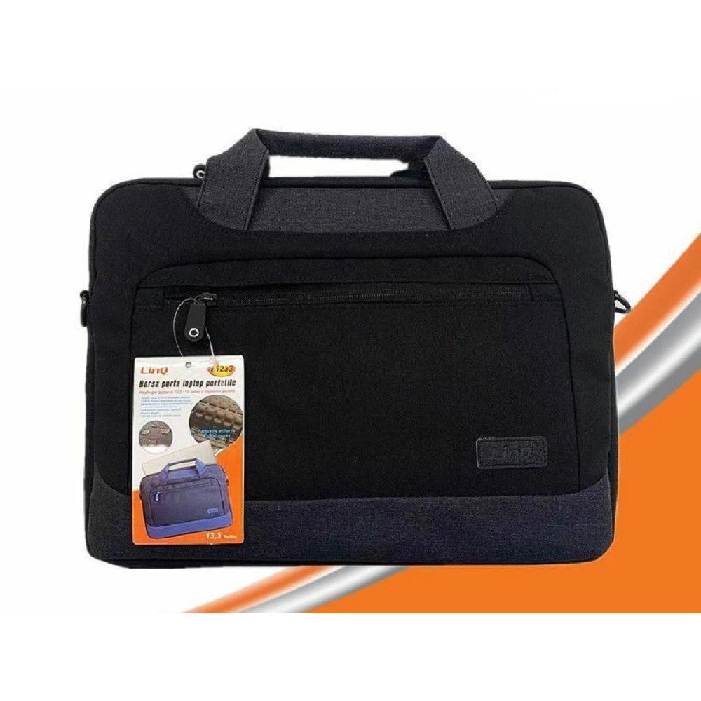 Trade Shop - Borsa Custodia Per Pc Portatile Notebook Laptop Fino A 13.3″ Con Tracolla T6233 -