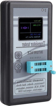 Testatore di Transistor M328 NPN-PNP Multifunzionale Tester di Diodi e Resistenze Induttivi 0,05Ω - 50MΩ Tester Digitale a LCD.