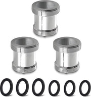 Adattatore di connessione per tubo di giardino 3 pezzi da M22mm a M24mm a filo fine per rubinetti da cucina con filtro acqua