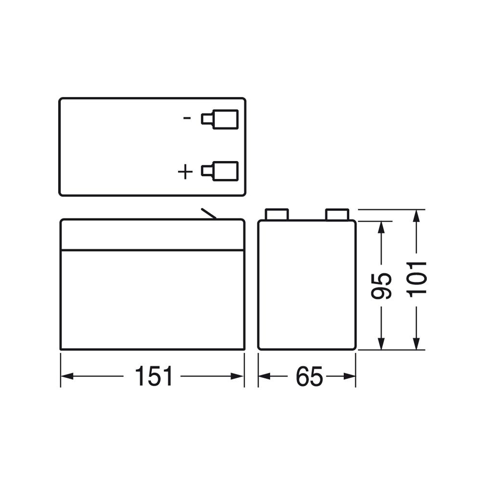 Mach power batteria al piombo 12v 9ah vrla agm ricaricabile per ups e sistemi di backup