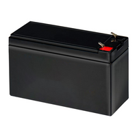 Batteria piombo 12 volt 9 ampere ricaricabile power continuità  faston