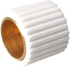 REGGIPIANO OTTONE C/GOMMA D 12 MM BIANCO**- 250,0 pz
