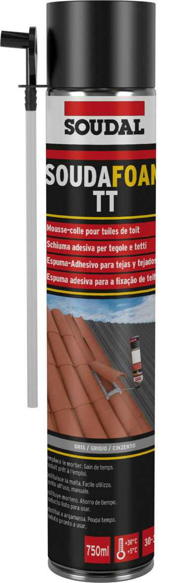 Soudal SCHIUMA POLIURETANICA PER TETTI MANUALE ml. 750 12.00 pz