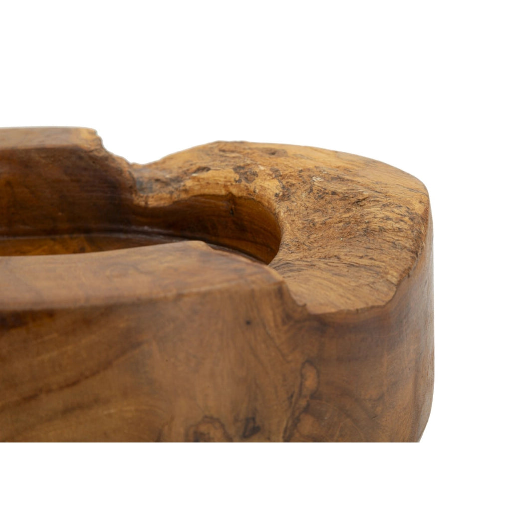 Vassoio Natura 26, Marrone, Legno, 21x21x6 cm