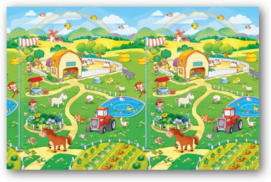 Tappeto Bambini Tappeto Puzzle Bambini Giochi Neonato Grande Bambino 150x120x0,4 Cm Giochi Bambini Palestrina Neonato pe