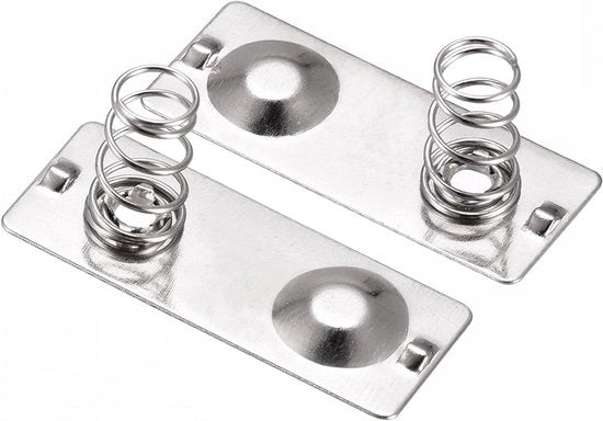 20 veerplaten AA con contatto verniciato - 27 mm x 11 mm