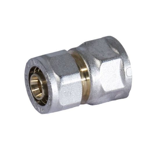 RACCORDO DIRITTO FEMMINA A STRINGERE A CORPO UNICO PER TUBO MULTISTRATO MODELLO 702FP - 1 Ø26  - APE