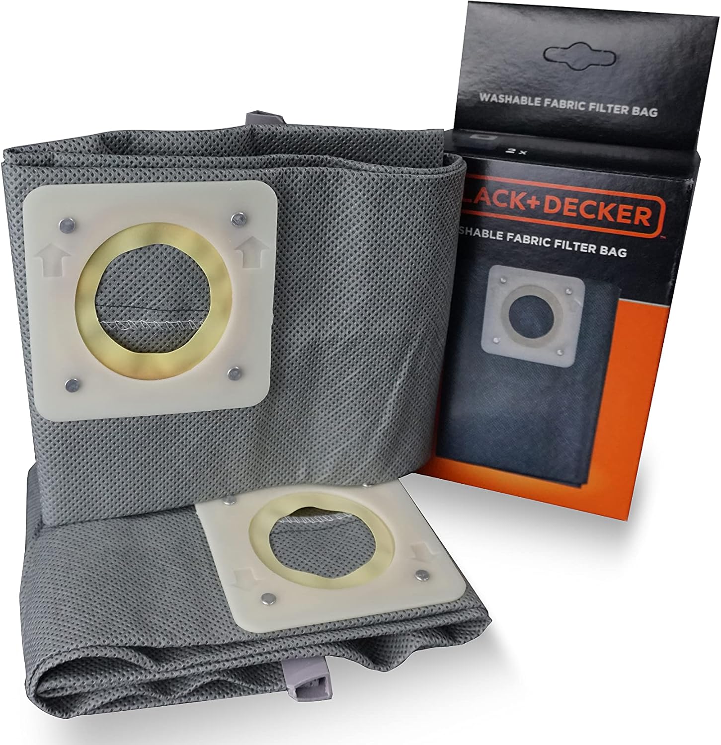 SACCHETTI RACCOGLIPOLVERE IN STOFFA per bidone aspiratutto lt. 20  - BLACK DECKER