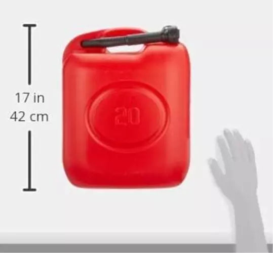 Tanica Benzina 20 Litri LT Omologata per Carburante Gasolio Bidone con beccuccio