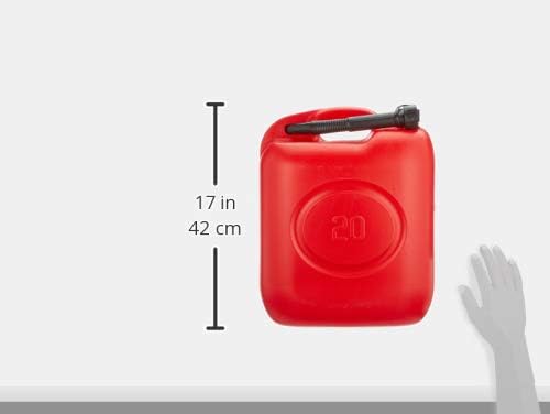 Tanica in plastica rossa per carburanti da 20 lt