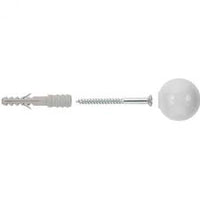 FISCHER PARACOLPO P/PORTA SA1 BIANCO- FISCHER ITALIA- 25,0 pz