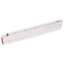 PL DOPPIO METRO IN LEGNO 10 ASTE 16 MM BIANCO- 6,0 pz