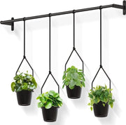 Hanger per fiori con 4 vasi in melamina per appendere fiori per parete e soffitto hanger per fiori moderno