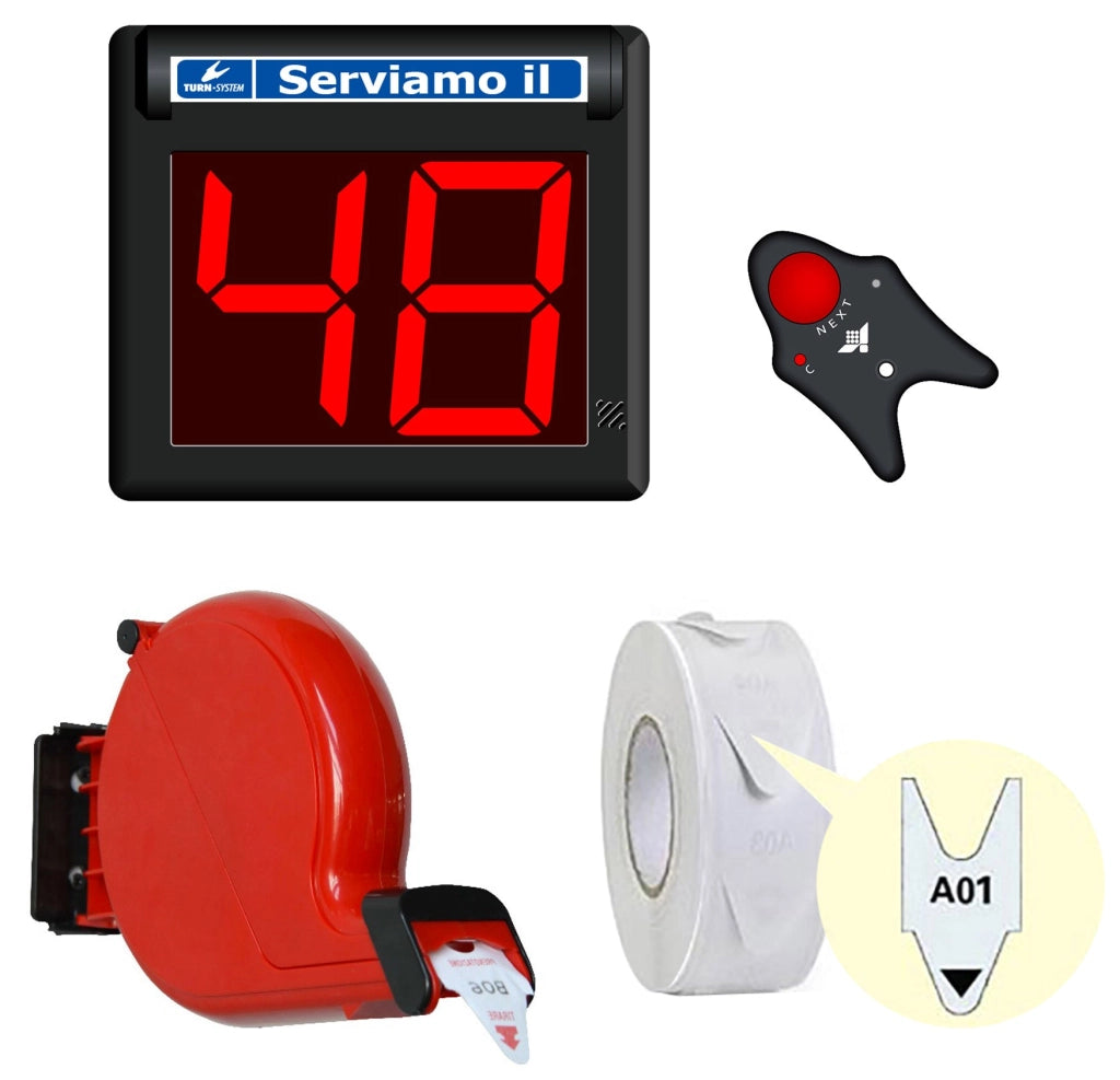 Kit Eliminacode Display 2 Cifre Distributore 2000 Ticket MiniPoint Visel