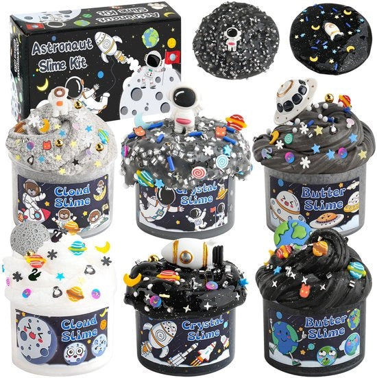 Set di Sfumettatura 360 ml - Sfumettatura Fluff, Sfumettatura di Burro, Sfumettatura Chiara - 6 Pezzi - Tema Spazio - Sfumettatura con Additivi - Kit di Sfumettatura