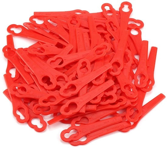 100 pezzi - Sicuro da utilizzo - Rosso - Trimmer sostituibile - Ideale per tagliatrici di erba - Adatto per FRT18A e FRT20A1