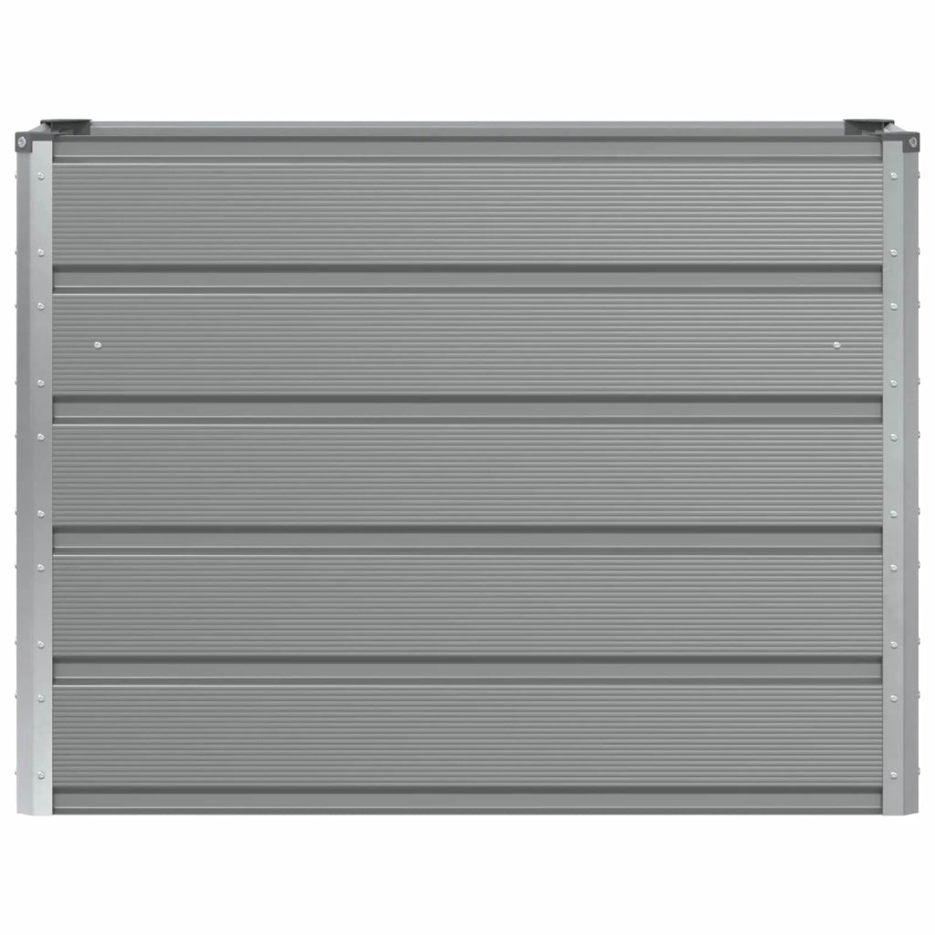 Fioriera | Cassetta per fiori | Vaso Grigio chiaro 100 x 40 x 75 cm Acciaio