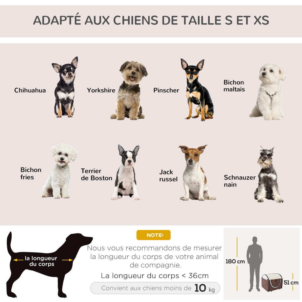 Trasportino per cani ¨C zephmum ¨C 61x46x51 cm