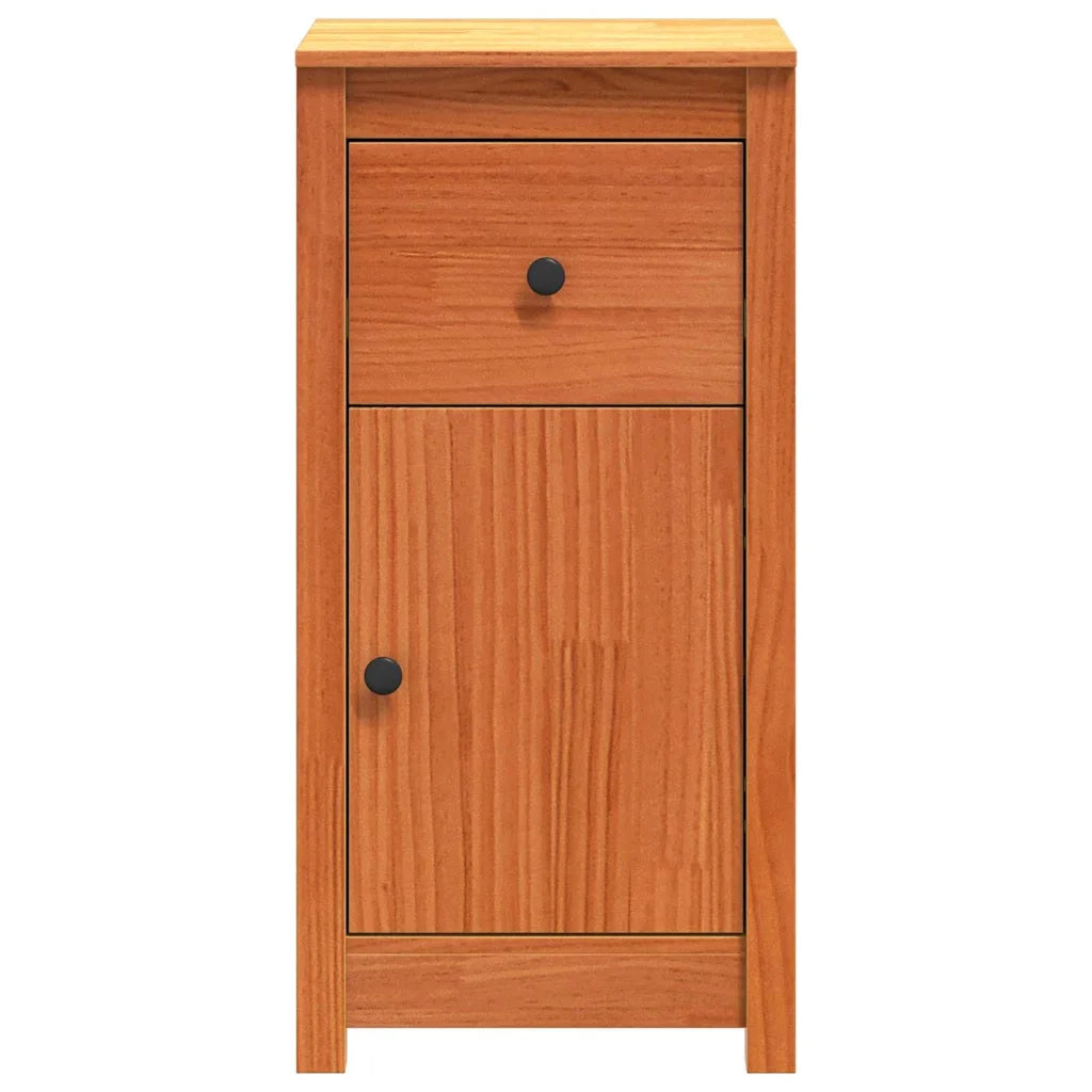 Credenza Marrone cerato 39 x 34,5 x 80 cm Pino massello 864036
