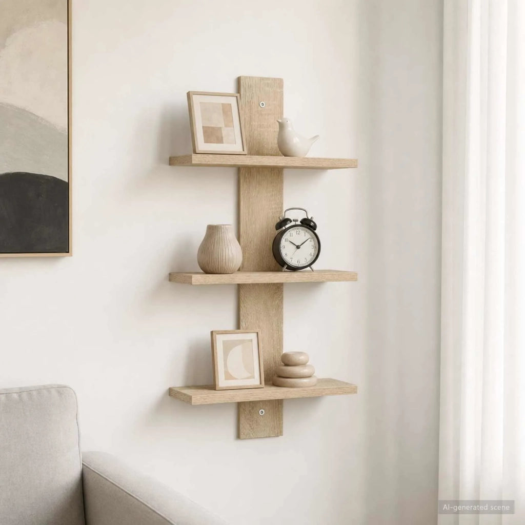 Scaffale da parete Rovere Sonoma 30 x 13.5 x 64.5 cm 8020315