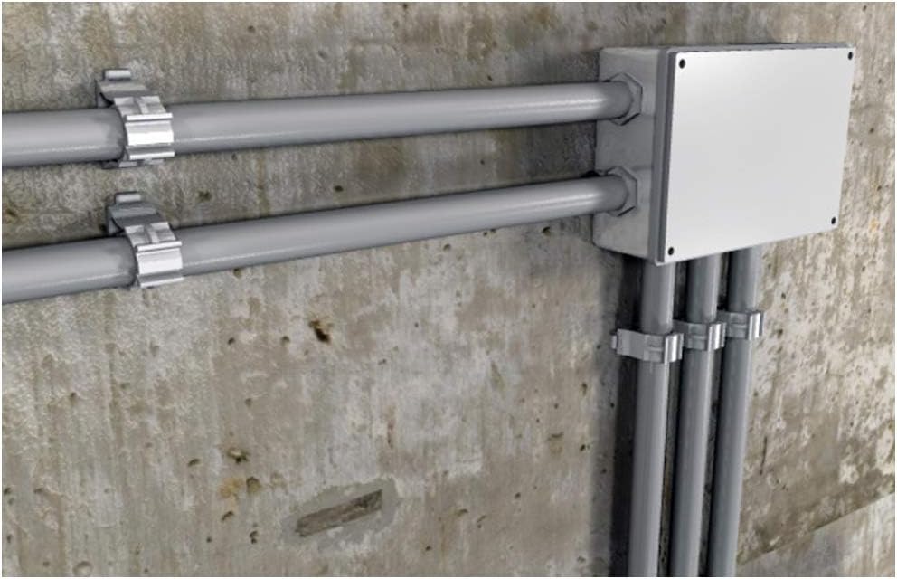 FISSATUBO CHIUSO IN NYLON - Ø 25 - 1 confezioni - FISCHER